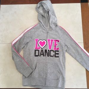 Lightweight Girls Zip up Hoodie, Justice Size 12